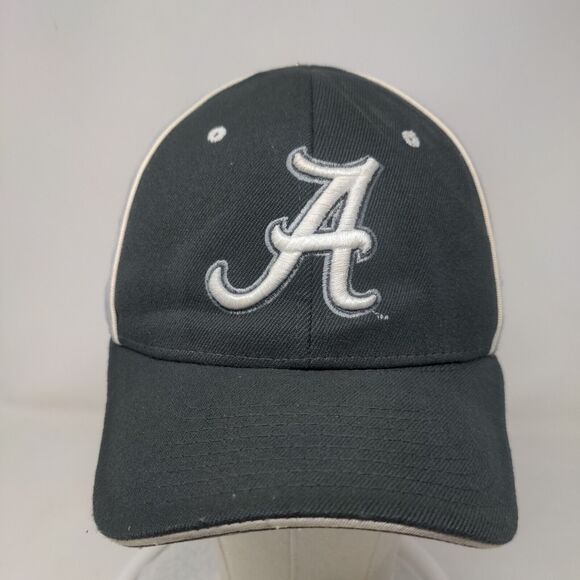 Zephyr Men's Fitted Hat Gray Small Embroidered Crimson Tide Bama Alabama - Picture 2 of 9